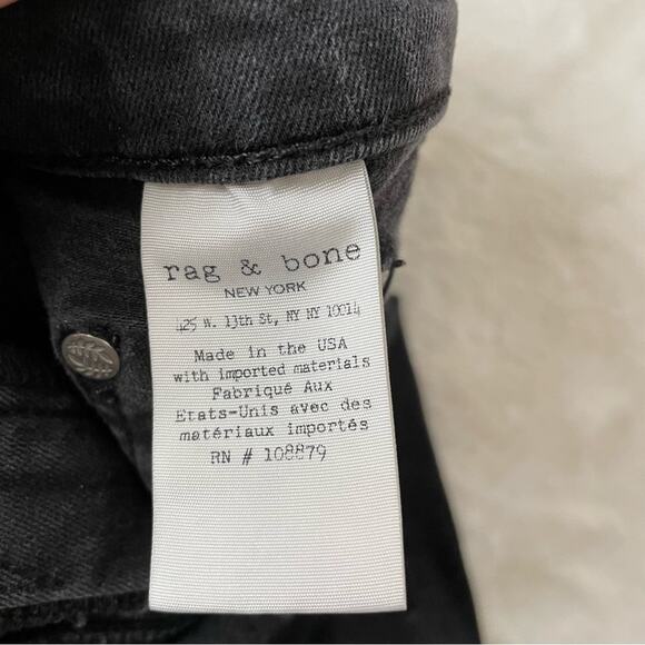 Rag & Bone High Rise Skinny Jeans - Picture 7 of 9